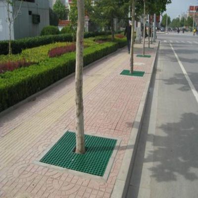 城市道路绿化 玻璃钢格栅树池篦子 可用尺寸38*38*25