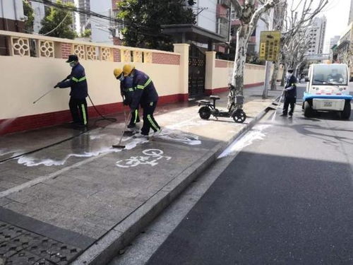 全市近日开展了道路大冲洗行动,消除卫生死角盲区,加强公厕等公共设施保洁