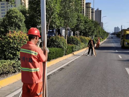 经开区持续加强道路设施养护保障安全运行