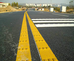 道路标线与道路设施 城市交通的安全卫士
